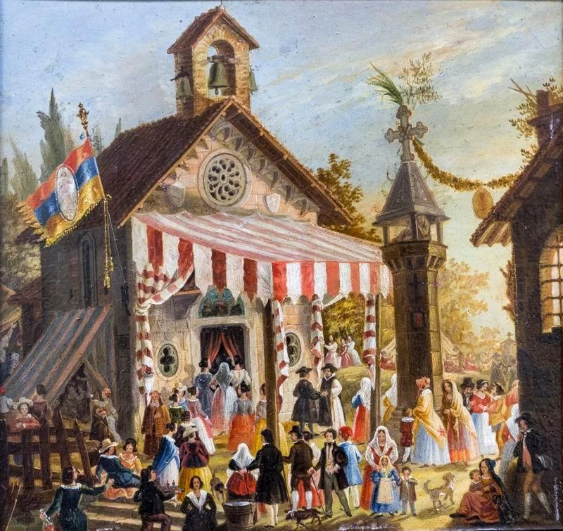 Davanti alla chiesa